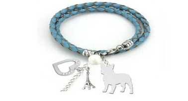 Leather Charm Wrap Bracelet